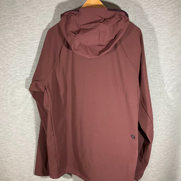 Men's Mountain Hardwear Hooded Softshell Jacket, Size XL - Picture 2 of 6